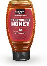 SueBee Infusions Strawberry Flavored Honey, 16 Ounce Sue Bee Strawberry Infused Honey For Waffles, Toast, Salads, (Imported) price in Pakistan