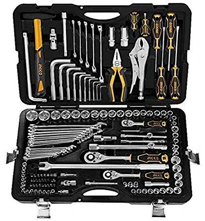 142Pcs Ingco  combination tools set (Sockets, Wrenches, price in Pakistan