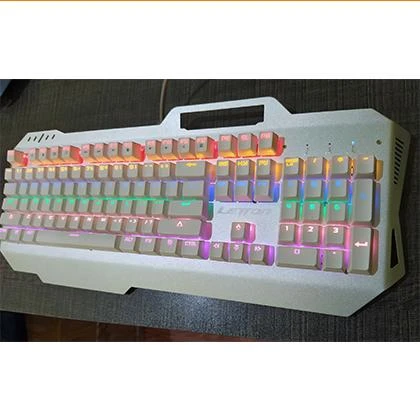 Mechanical Keyboard-Backlit Wired Gaming Keyboard-104 Keys with Preset and Customizable Lighting Effects for PC Gamers-Pro Gamers price in Pakistan