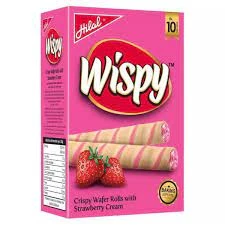 Wispy Strawberry Wafer Rolls (20 Packs) price in Pakistan