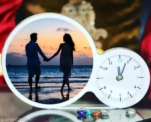 LED Photo Frames With Clock / Magic Mirror with Clock price in Pakistan