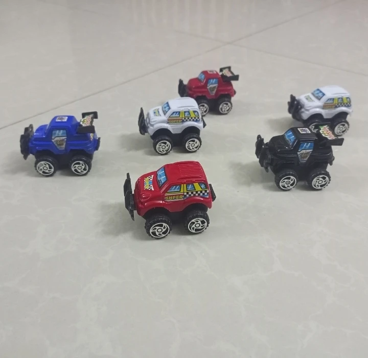 TOY TITANS  KIDS MINI DINKY CARS PULL BACKS IMPORTED QUALITY 6 VEHICLE SET PULL BACKS price in Pakistan