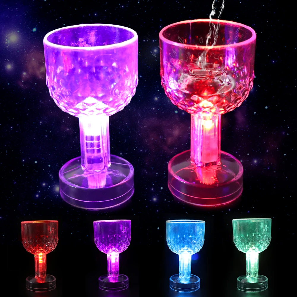 Pineapple Shape Glass/ LED Flashlight Water Glass/ Party price in Pakistan