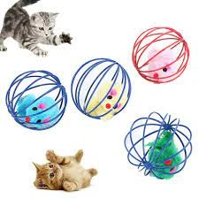 Rounding Cage Mouse/ball toy For Cats (Cat Toy) price in Pakistan
