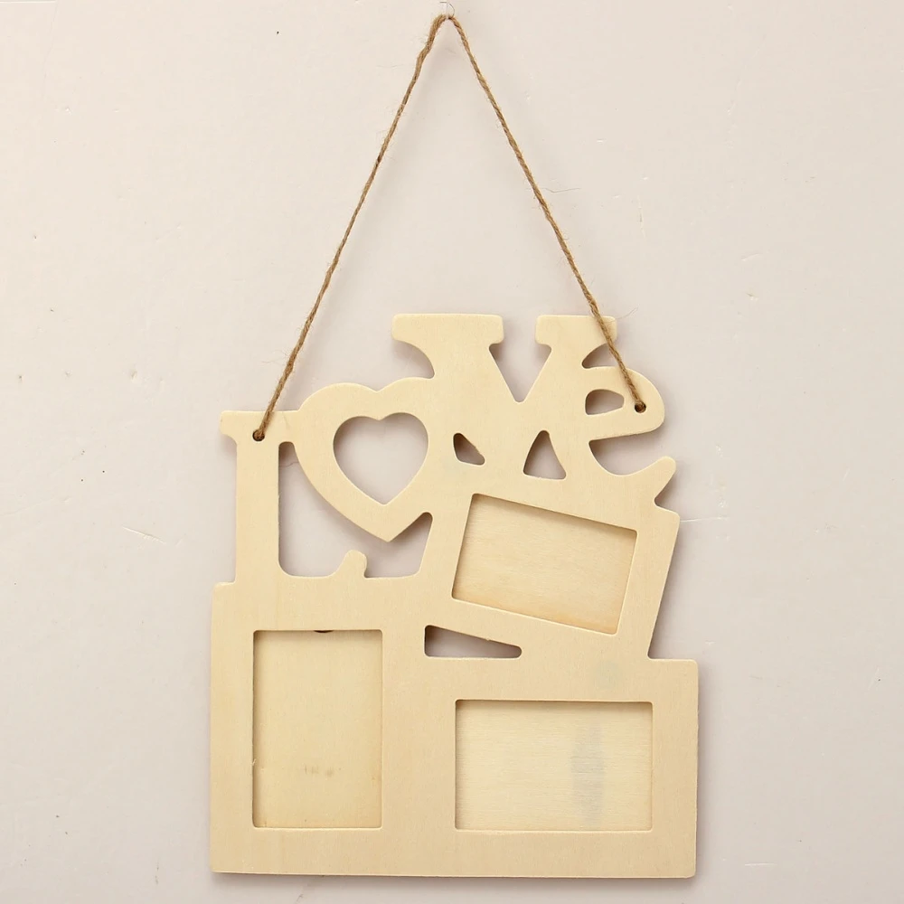 DIY Photo Frame Wooden Love Furniture Polaroid DIY price in Pakistan