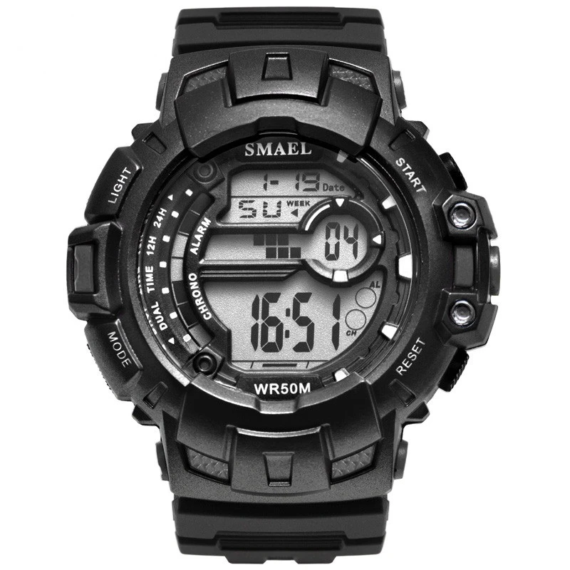LED Digital Alarm Date Rubber Army Watch Sport Wristwatch For Boys price in Pakistan