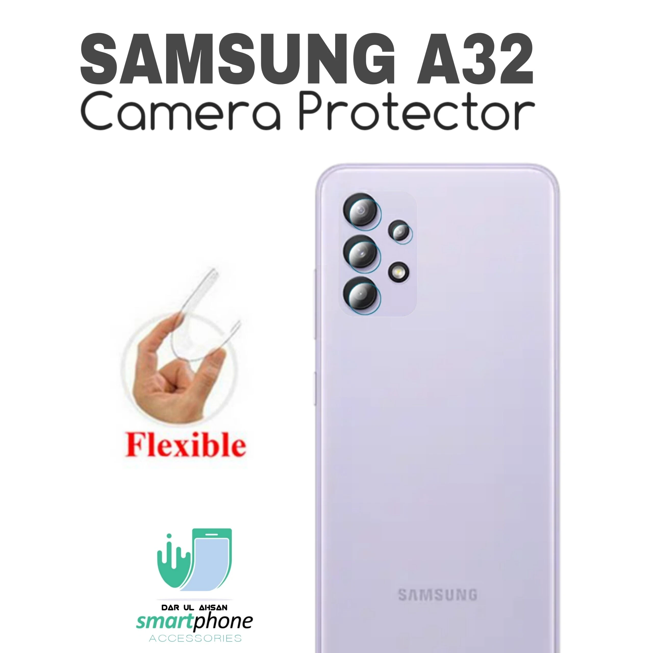 Samsung Galaxy A32 4G Back Camera 9H Gorilla Flexible Protector For Samsung galaxy A32 4G price in Pakistan