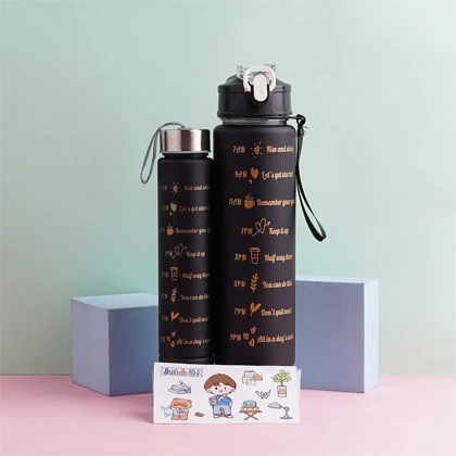 2 in 1 Motivational Water Bottle-Style 10 price in Pakistan