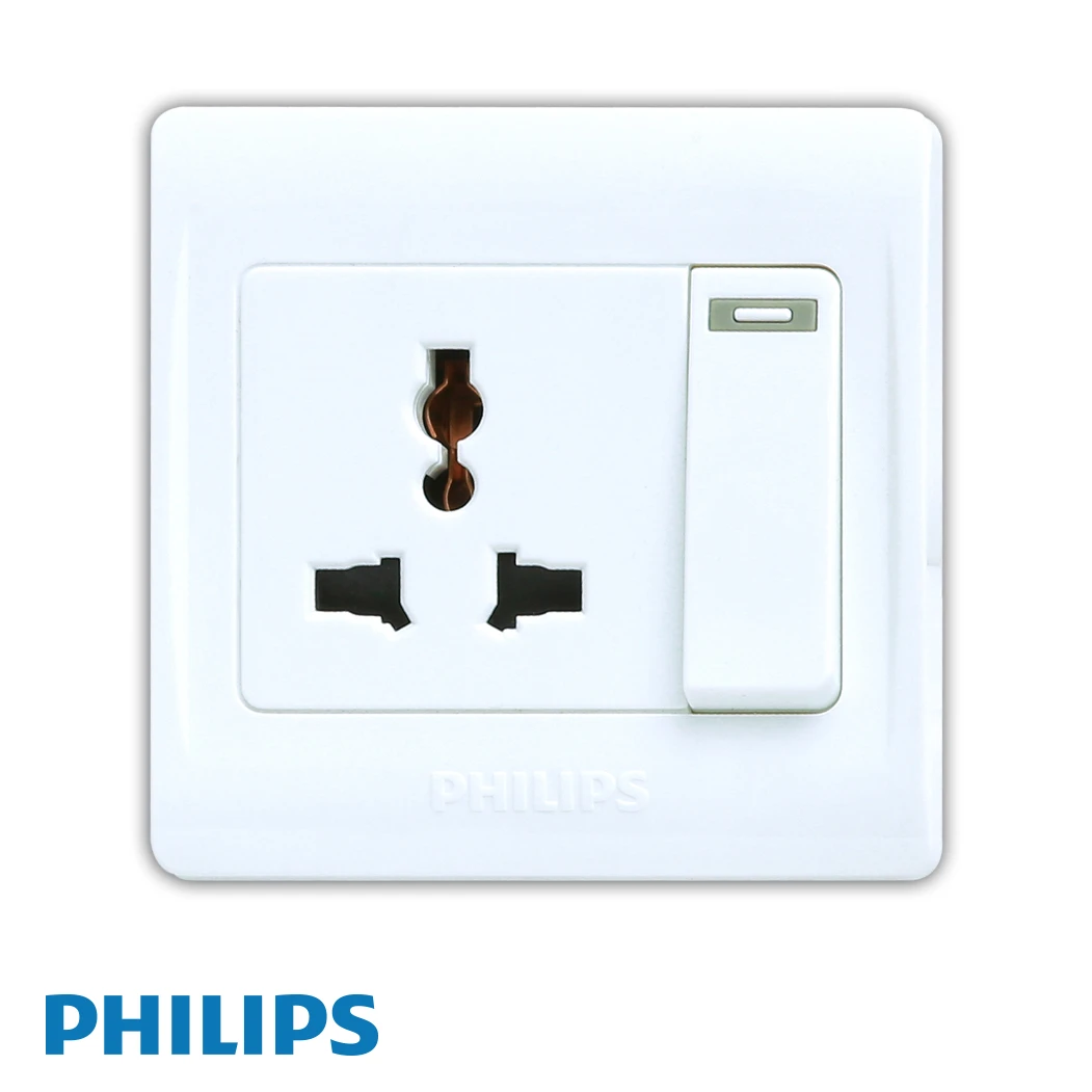 Philips Eco Q2 Universal 3 Pole Socket with 13A W Switch price in Pakistan