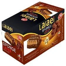 Lalaei Sponge 3 Layer Chocolate Cake 24pcs Box price in Pakistan