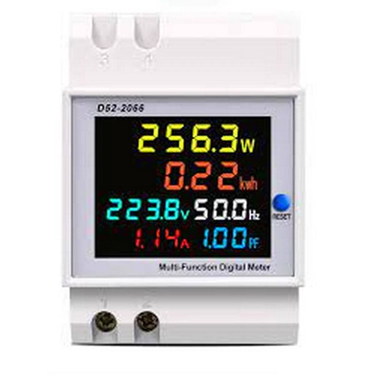 ORIGINAL TOMZ 6IN1 din rail AC monitor 110V 220V 380V 100A Voltage Current Power Factor Active KWH Electric energy Frequency meter VOLT AMP price in Pakistan