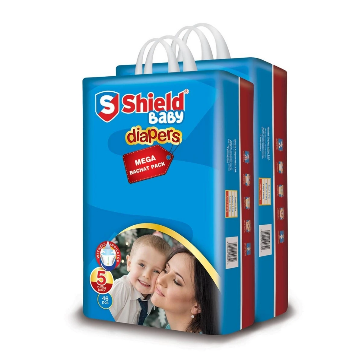 Shield-Diaper Mega Bachat Pack XL (46-Diapers, 11-25Kg, price in Pakistan