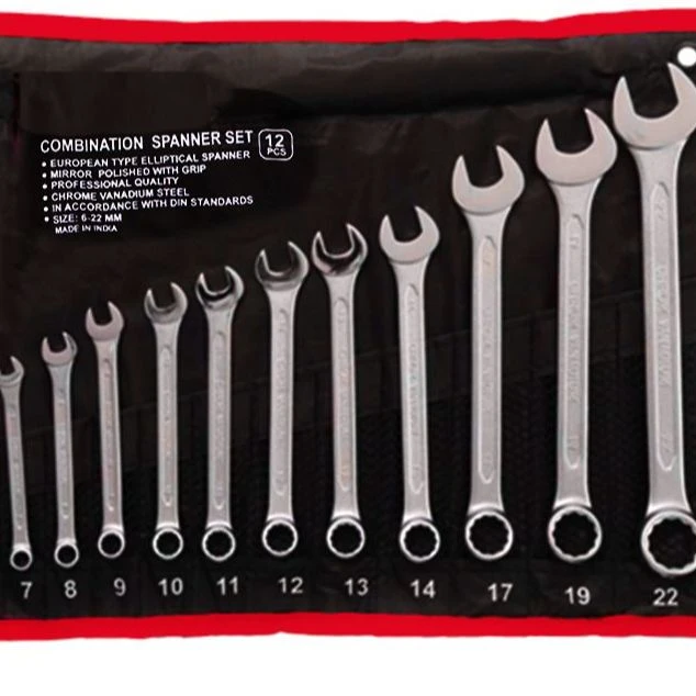 Complete Set of 12 Key Ratchet Spanners Combination Wrenches price in Pakistan