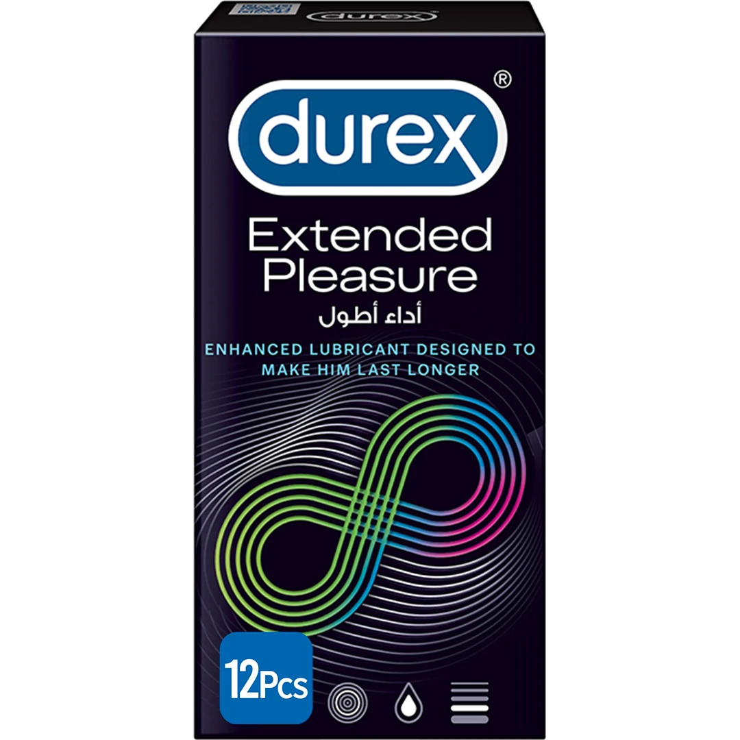 Durex Condoms Extended Pleasure Longer Lasting Timing Extra Time Condoms 12s price in Pakistan