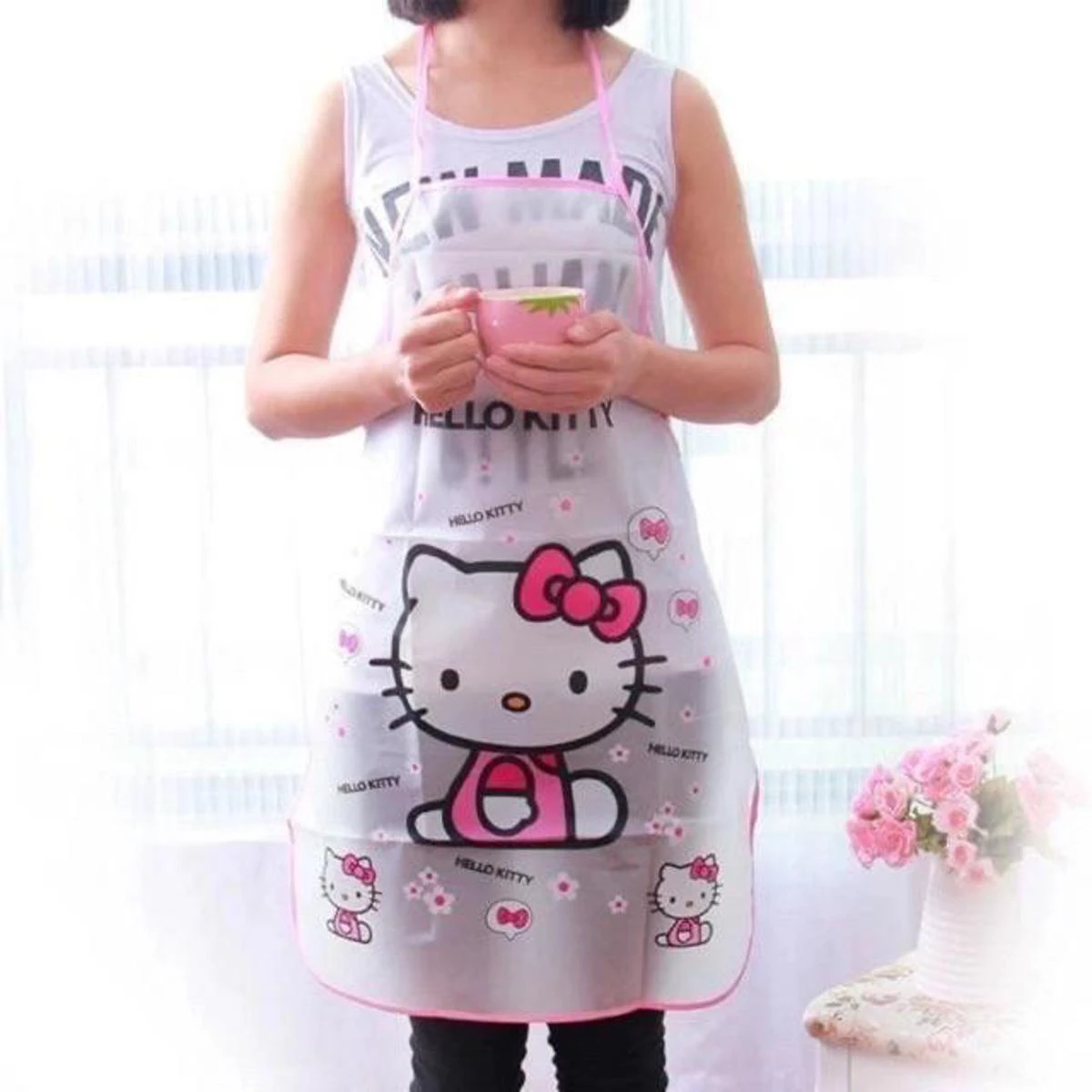 Kitchen Waterproof Apron Adult Oil Resistant Cooking Overclothes price in Pakistan