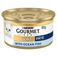 Gourmet Gold Tin Cat Ocean Fish Cat Food 85Gm price in Pakistan