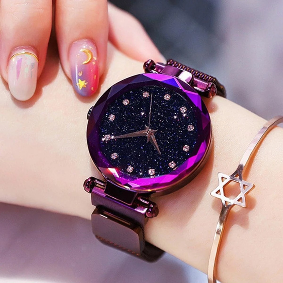 Magnetic Watches for Girls Cute Kids Women Classy Magnet Ladies Wrist Watch price in Pakistan