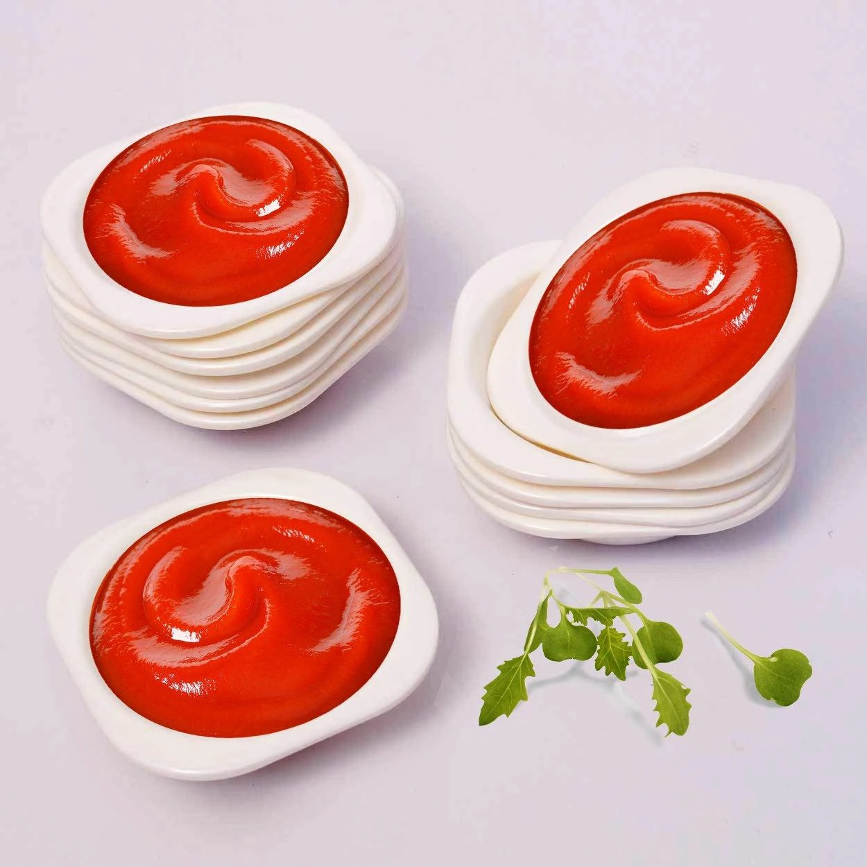 Pack of 6 – Sauce Serving Plastic Bowl Set – White price in Pakistan