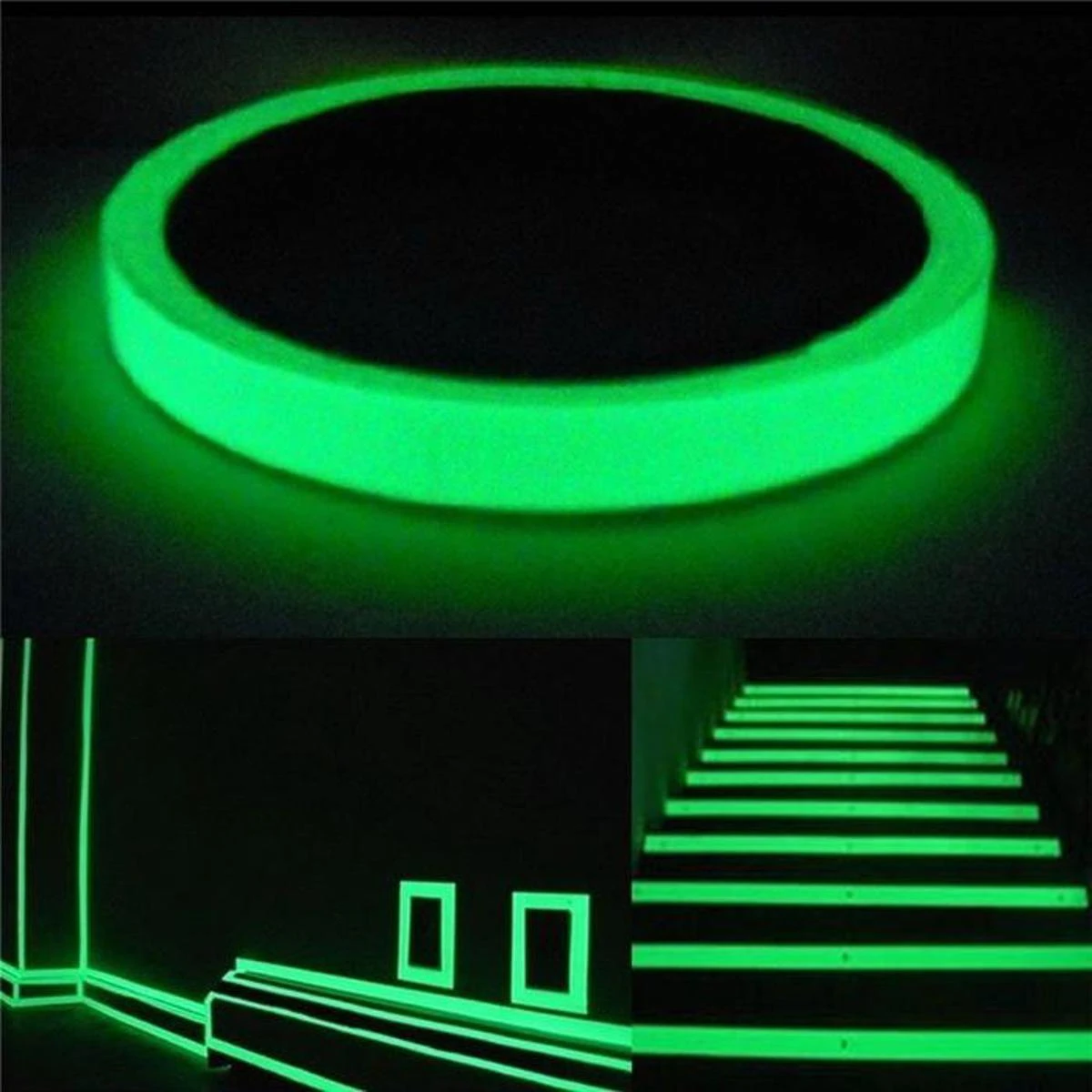 1pcs Luminous Fluorescent Night Self-adhesive Glow In The Dark Sticker Tape price in Pakistan