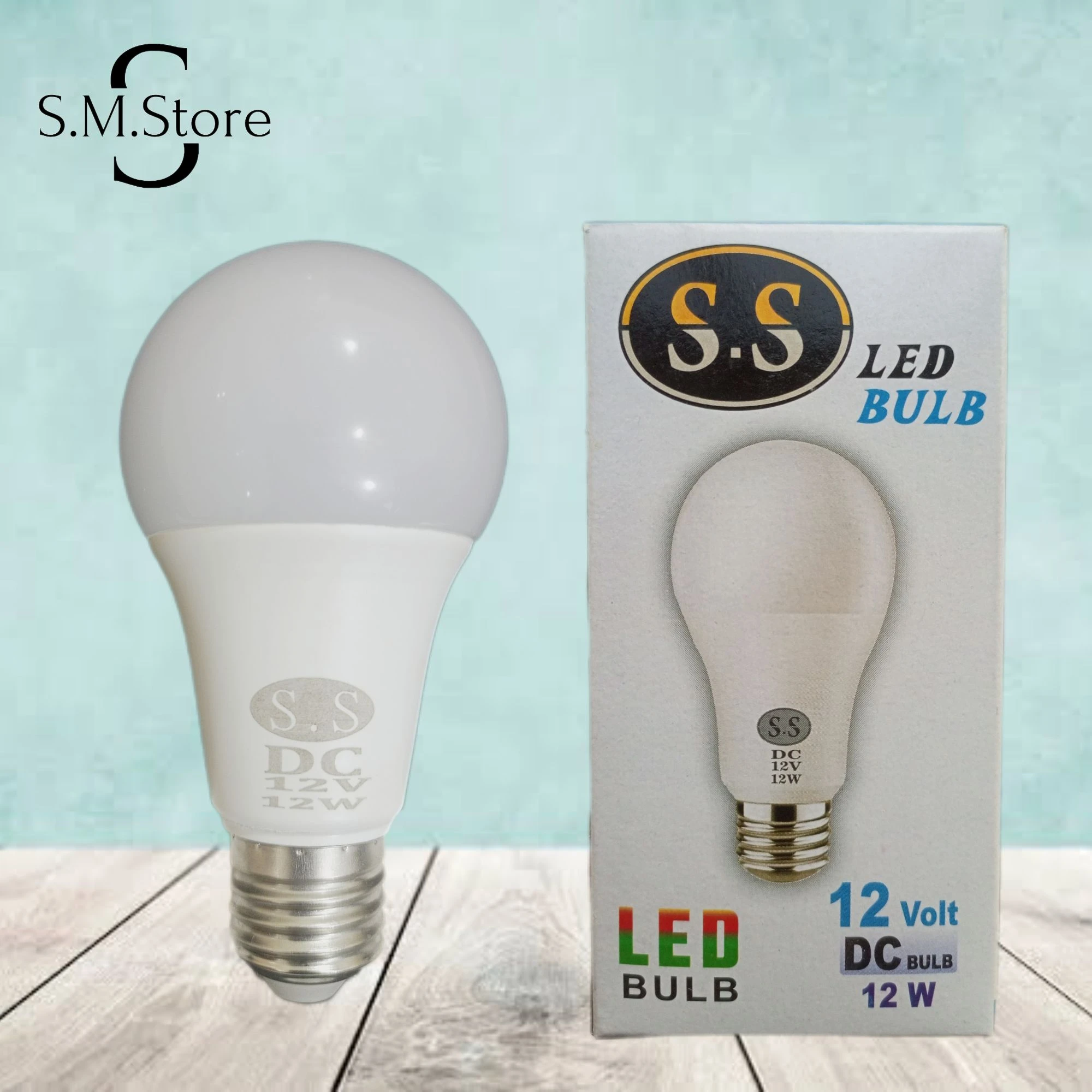 12V LED BULB  12W DC LED BULB  S.S LED BULB  WHITE E27 SCREW TYPE price in Pakistan