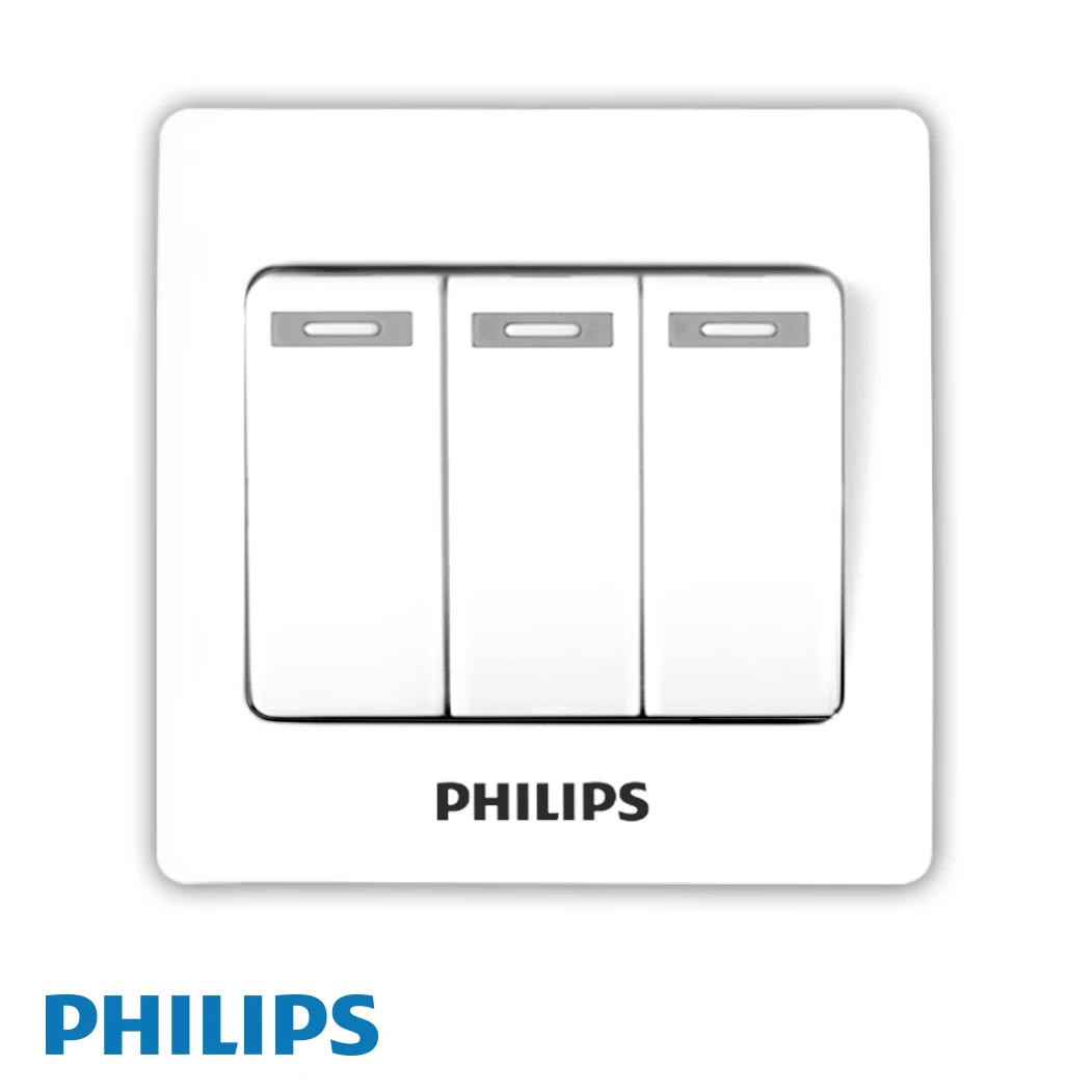 Philips – ECO Q2 Triple Single Pole Switch price in Pakistan
