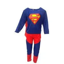 New Super Man Costume For Kids Justice League – Multicolor price in Pakistan