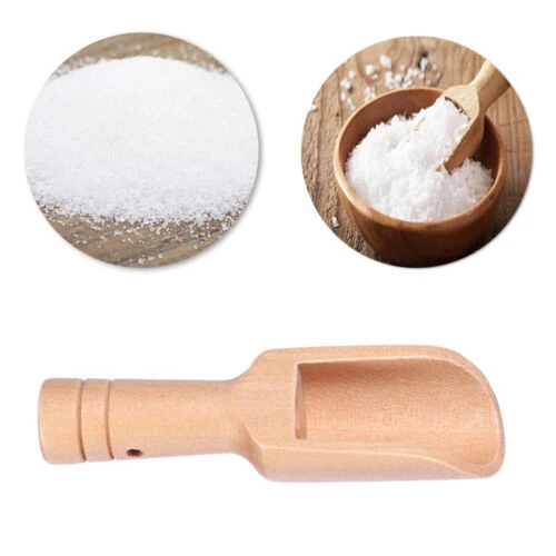 3pcs Mini Wooden Scoops Bath Salt Spoon Candy Flour Spoon Kitchen Utensils price in Pakistan