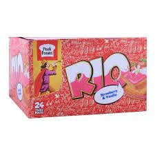 Peek Freans Rio Strawberry Vanilla Snack Pack 24 price in Pakistan