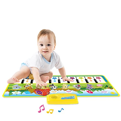 Musical Carpet Piano Music Mat, Keyboard Play Learn Singing Touch Playmats Early Educational Toy for Baby Toddler price in Pakistan