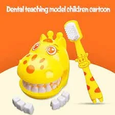 4pcs Kids Pretend Play Toy Dentist Check Teeth Model Set Educational Learing Toy price in Pakistan
