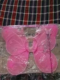 Fairy Wings Set For Girls Red White Purple Pink Light Blue Butterfly Wings set for Kids Party Dress Costume price in Pakistan
