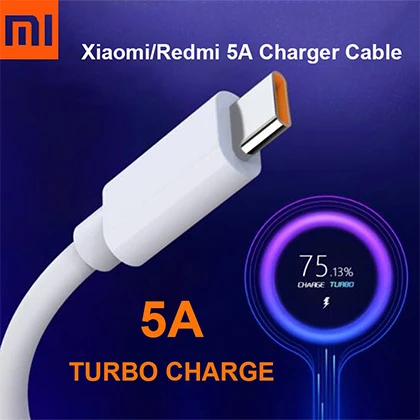 Original XiaomI 1 Meter 6A 33w 55w 67W 120W Turbo Charger Cable Quick Charging Type C USB Line For Mi 9 10 11 Pro 9Se CC9 Pro Note 10 Lite Redmi K MI 10T Pro 5G 10i Poco X3 Type C Fast Charging Cable 2M Note 9 1 price in Pakistan