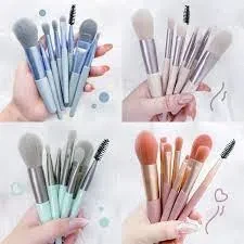 Mini Makeup Brushes Face & Eyeshadow & Eyebrow & Lip Brush Set price in Pakistan