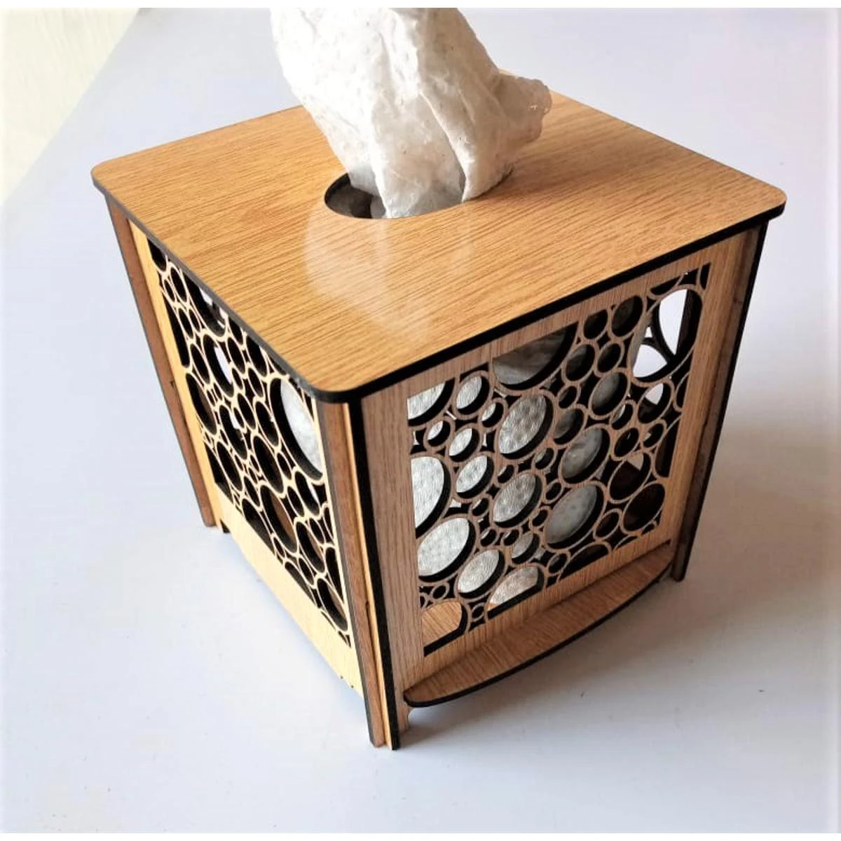 tissue box holder, office table tissue paper box, wooden tissue paper box,laser cur tissue box, embroidery tissue box price in Pakistan