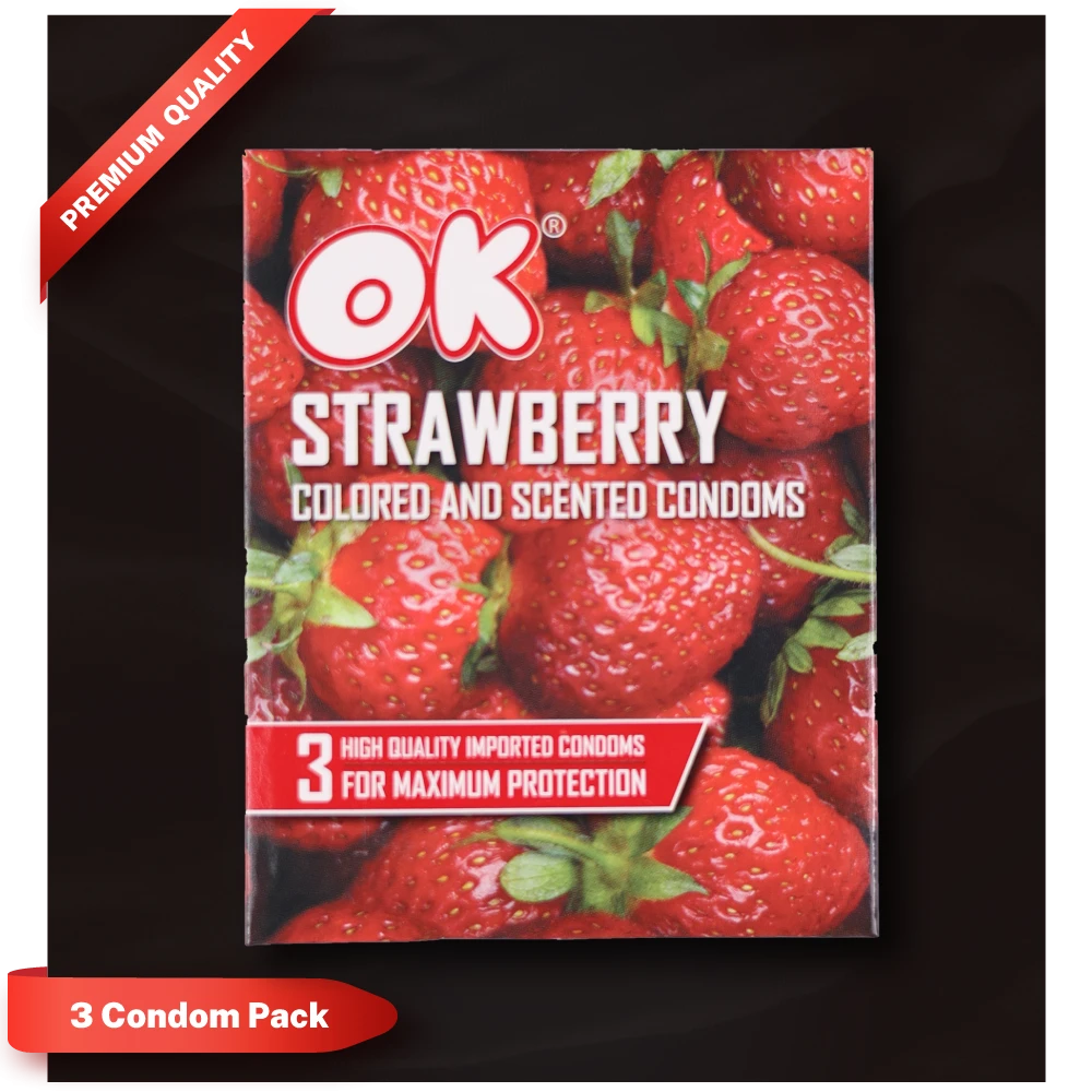 OK Condom – Strawberry 3s price in Pakistan