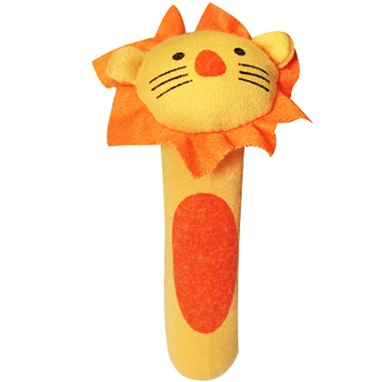 Baby toy plush rattle animal puppet stuffed rattle baby hand-grabbing plush rattle price in Pakistan