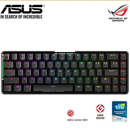 ASUS M601 ROG Falchion 65% RGB Wireless Mechanical Gaming Keyboard with 68 keys Cherry MX Red Switche price in Pakistan