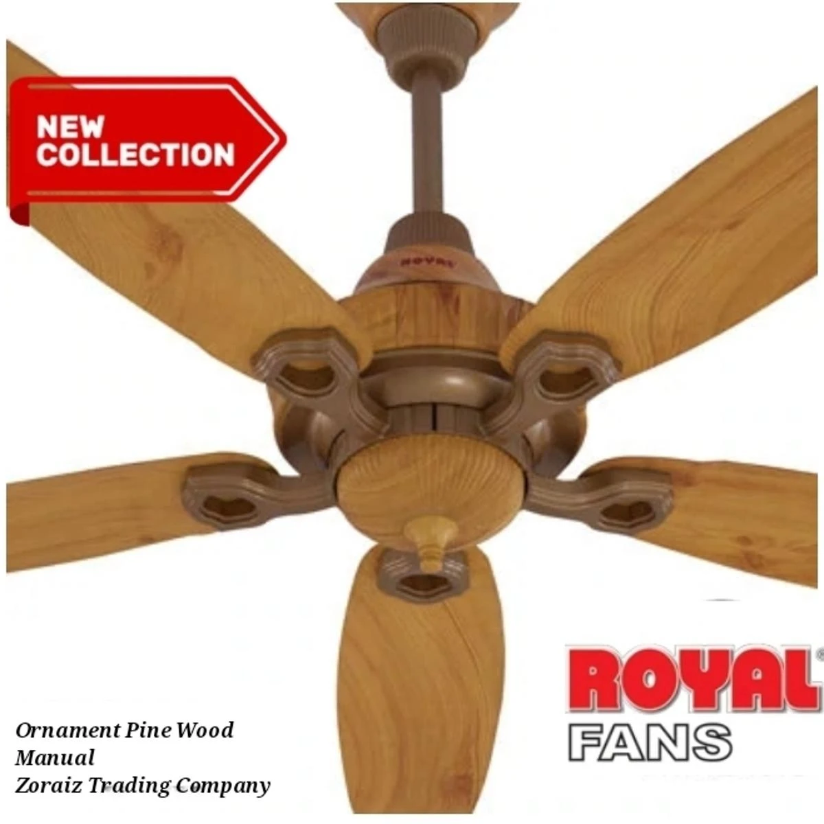 Royal Fan Ceiling 56 Ornament Model pure Copper Wire price in Pakistan