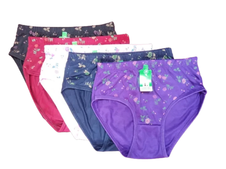 Pack of 5..Multi Colour Panties..Pv Soft Cotton Printed price in Pakistan