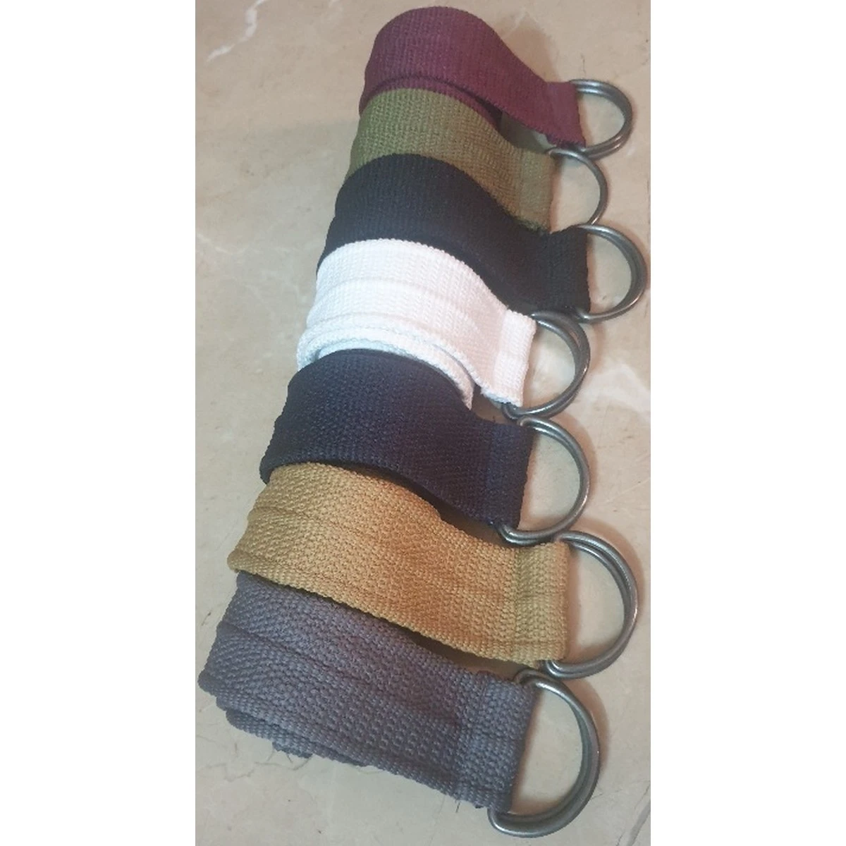 D Buckle Waist Belt Mens Boys Plain Webbing Waistband Casual Canvas Belt price in Pakistan