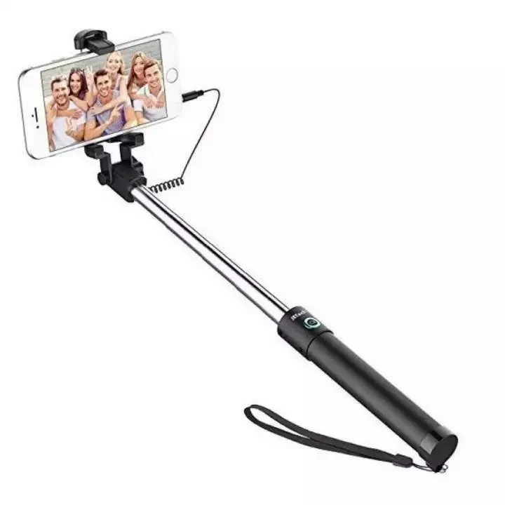 Mobile Selfie Stick – Metal Material with Wire Connect Selfie Stick price in Pakistan