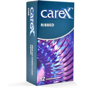 Carex Ribbed Condoms – 12 Condoms Pack price in Pakistan