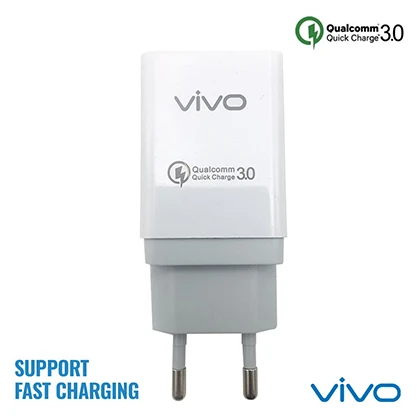 Orignal QC 3.0 Fast Charger Adaptive Fast Charging Adapter For All Brands  Samsung  Xiaomi  Huawei  Nokia – White price in Pakistan