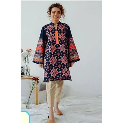 BAREEZE – 2pc Embroidered Lawn Shirt With Trouser -BFHA630 (B) price in Pakistan