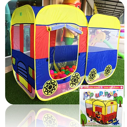 POP UP HOUSE TENT FOR KIDS, Easy to open and play Easy to fold and store Can be played both indoors or portable to play outside price in Pakistan
