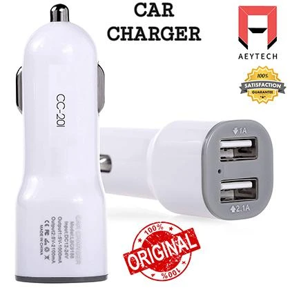 AEYTECH Dual Port Car Charger 2.1A  1A Fast Car Charger Adapter, Quick Charge Mobile Phone Charger- Compatible with any Mobile Phone price in Pakistan