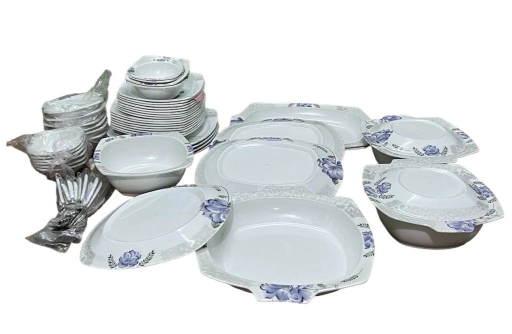 72 pieces Melamine dinner set 8 person serving price in Pakistan