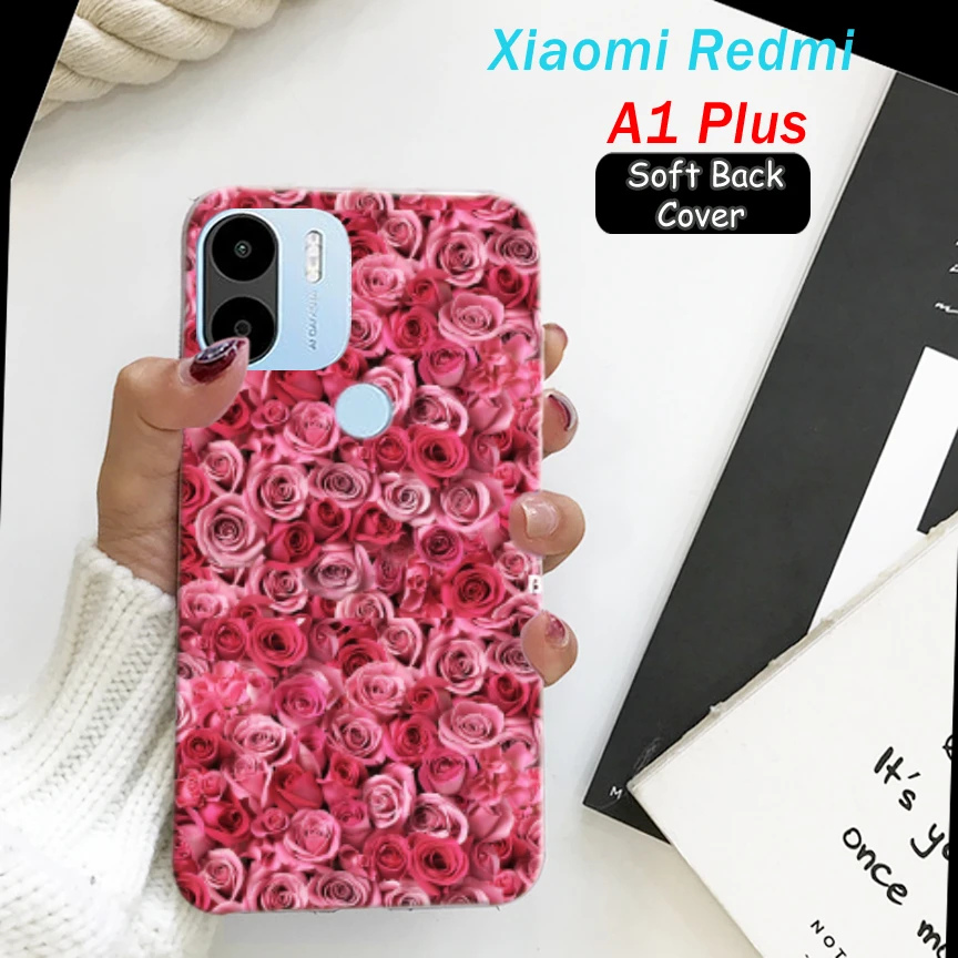 Xiaomi Redmi A1 Plus Back Cover – Floral Soft Case Coverrr price in Pakistan