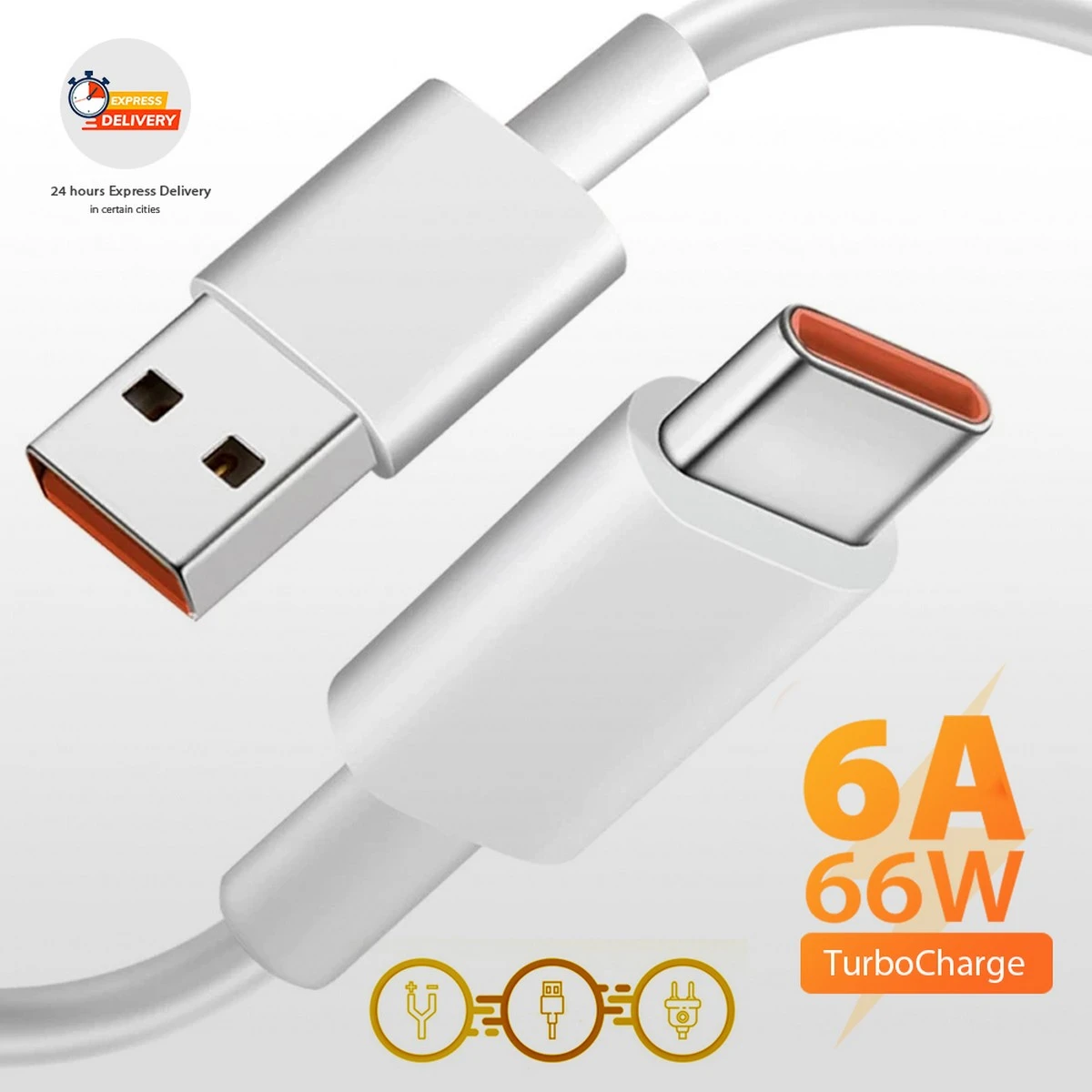Original Type C Data Cable 66W Fast Charging Cable For All Android Phones price in Pakistan