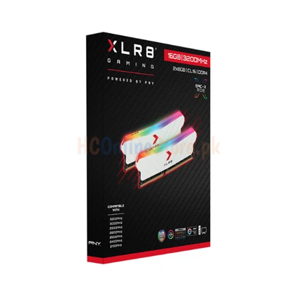 PNY 16GB DDR4 Desktop Gaming Ram White Edition MD16GK2D4320016 price in Pakistan